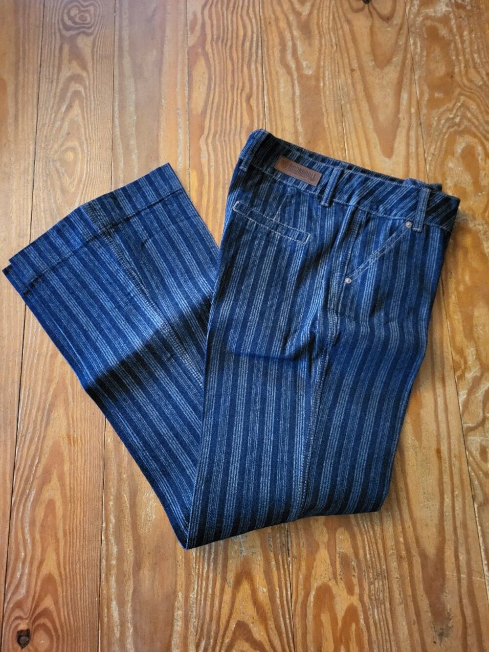 NWOT - Rock & Roll Denim Jacquard High-Rise Trouser Jean Size W30 L34